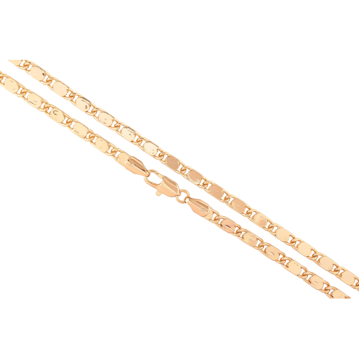 Ланцюжок Xuping Позолота 18K «Плетіння Морський ланцюг» довжина 55см х 4мм фото №6