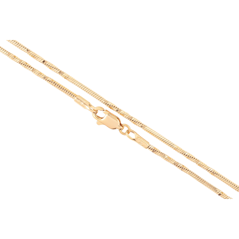 Цепочка Xuping Позолота 18K Плетение Ювелирный шнур 4-х гранный перекрученный длинна 45см х 1.5мм фото №1 Цепочка Xuping Позолота 18K Плетение Ювелирный шнур 4-х гранный перекрученный длинна 45см х 1.5мм фото №1