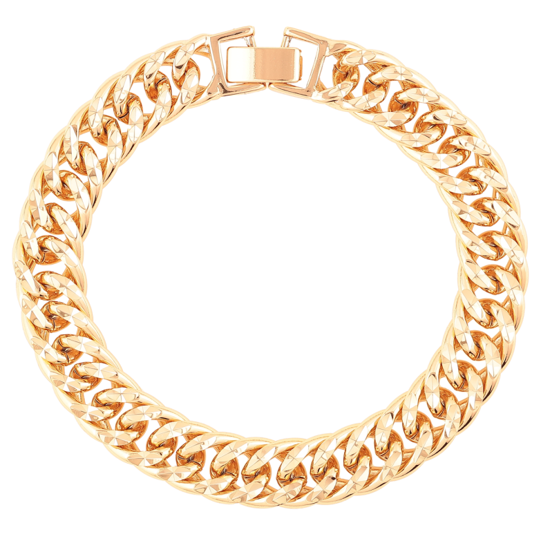 Браслет Xuping Позолота 18K «Ланцюжок Кобра» довжина 18.5см х 9мм фото №1 Браслет Xuping Позолота 18K «Ланцюжок Кобра» довжина 18.5см х 9мм фото №1