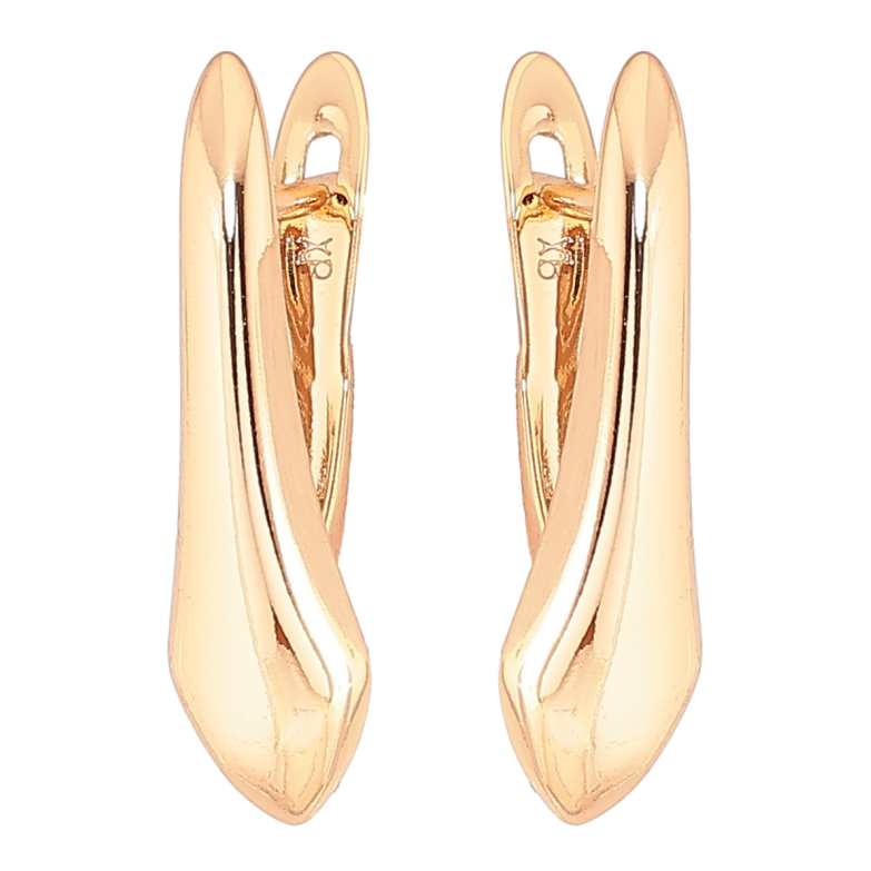 Серьги Xuping Позолота 18K английский замок Декоративные фото №1