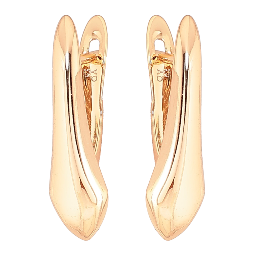 Серьги Xuping Позолота 18K английский замок Декоративные фото №1