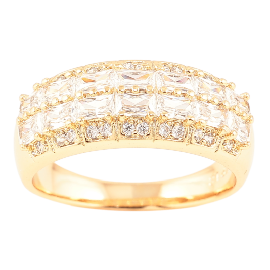 Кольцо Xuping Позолота 18K Инкрустация цирконием фото №1 Кольцо Xuping Позолота 18K Инкрустация цирконием фото №1