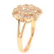 Кольцо Xuping Позолота 18K Кристальный цветок фото №2 Кольцо Xuping Позолота 18K Кристальный цветок фото №2