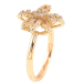 Кольцо Xuping Позолота 18K Цветок с цирконием фото №2