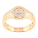 Кольцо Xuping Позолота 18K Узор с цирконием фото №1 Кольцо Xuping Позолота 18K Узор с цирконием фото №1