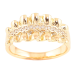Кольцо Xuping Позолота 18K Декоративный узор с дорожкой циркония фото №1