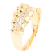 Кольцо Xuping Позолота 18K Декоративный узор с дорожкой циркония фото №2