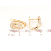 Серьги Xuping Позолота 18K английский замок Ремешок с цирконием фото №2 Серьги Xuping Позолота 18K английский замок Ремешок с цирконием фото №2