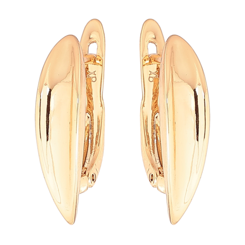 Сережки Xuping Позолота 18K англійський замок «Пелюстки» фото №1