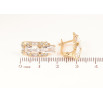Серьги Xuping Позолота 18K английский замок Узор с фианитами и цирконием фото №2