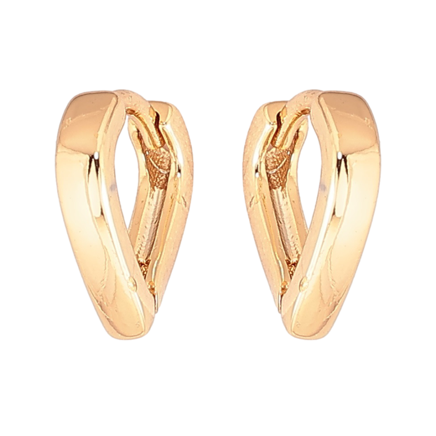 Сережки Xuping Позолота 18K колечка «Фігурні» фото №1