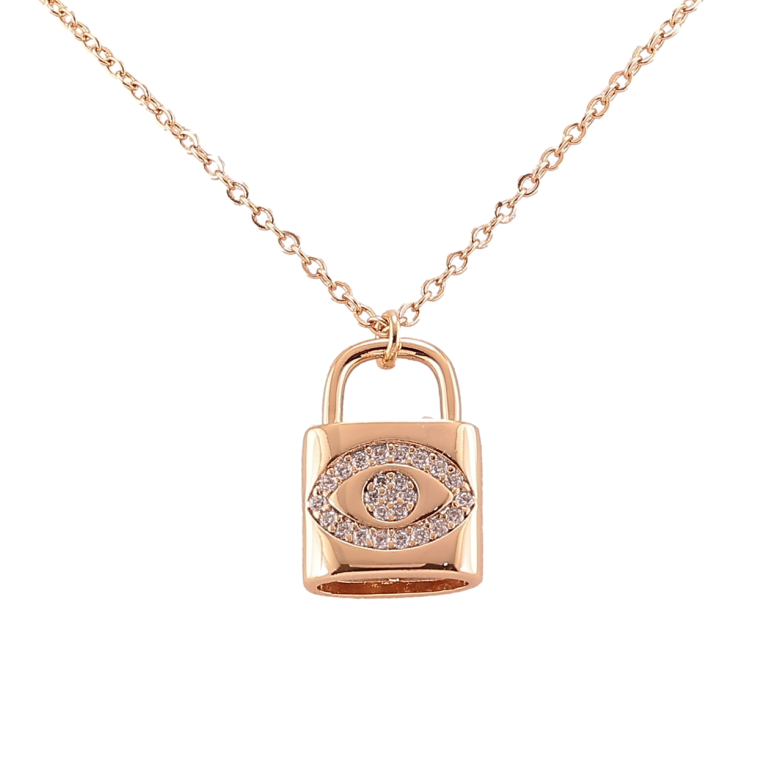 Подвеска на цепочке Xuping Позолота 18K Замок с узором цирконием длина 42-46см х 1.5мм фото №1 Подвеска на цепочке Xuping Позолота 18K Замок с узором цирконием длина 42-46см х 1.5мм фото №1