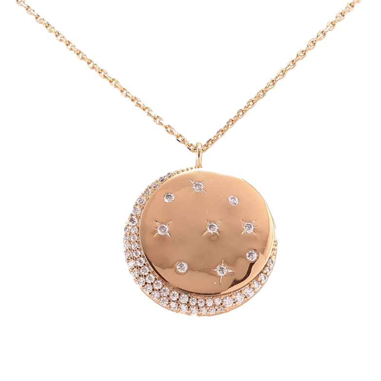 Підвіска на ланцюжку Xuping Позолота 18K «Зоряне небо» довжина 41-46см х 1мм фото №1