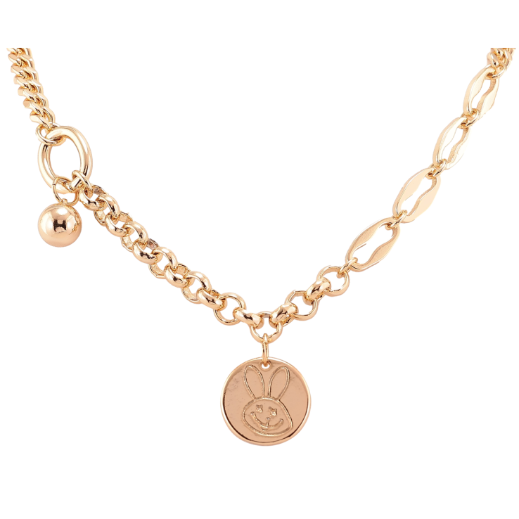 Подвеска на цепочке Xuping Позолота 18K Зайка длина 42-47см х 5мм фото №15 Подвеска на цепочке Xuping Позолота 18K Зайка длина 42-47см х 5мм фото №15