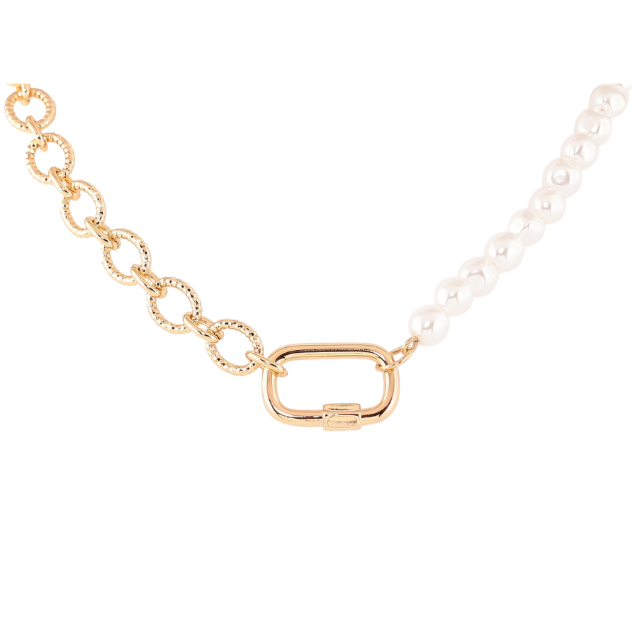 Кольє Xuping Позолота 18K «Ланцюжок з перловою ниткою» довжина 43-48см х 5-7мм фото №1 Кольє Xuping Позолота 18K «Ланцюжок з перловою ниткою» довжина 43-48см х 5-7мм фото №1