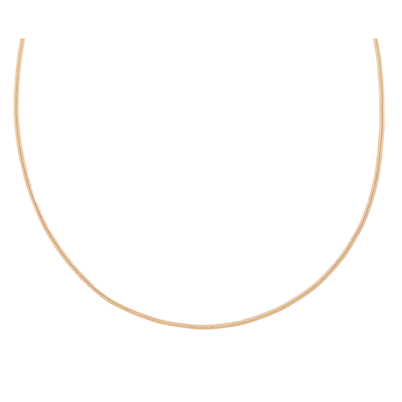 Ожерелье Xuping Позолота 18K Жесткий Ювелирный шнур длина 44см х 1мм фото №1 Ожерелье Xuping Позолота 18K Жесткий Ювелирный шнур длина 44см х 1мм фото №1