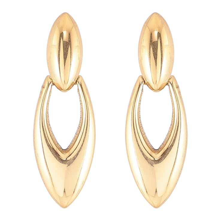 Серьги Xuping TTM Stainless Steel цвет 14К пусеты Декоративные подвески фото №23