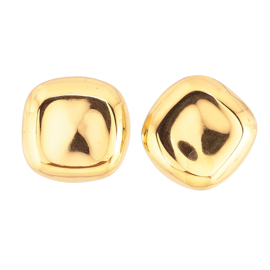 Серьги Xuping TTM Stainless Steel цвет 14К пусеты Асимметрия фото №1 Серьги Xuping TTM Stainless Steel цвет 14К пусеты Асимметрия фото №1