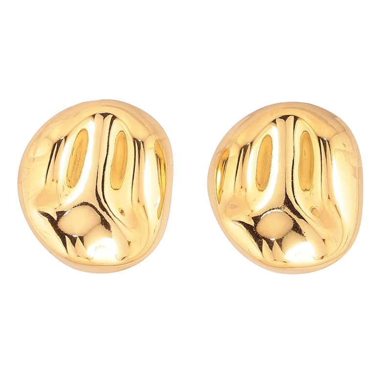 Серьги Xuping TTM Stainless Steel цвет 14К пусеты Фигурные фото №1