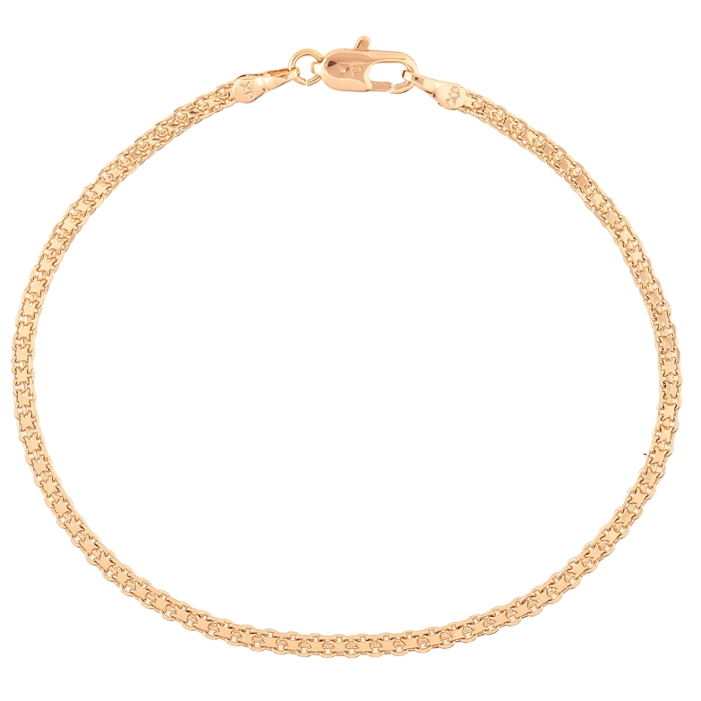 Браслет Xuping Позолота 18K Цепочка Итальянский Бисмарк длинна 18.5см х 2мм фото №1 Браслет Xuping Позолота 18K Цепочка Итальянский Бисмарк длинна 18.5см х 2мм фото №1