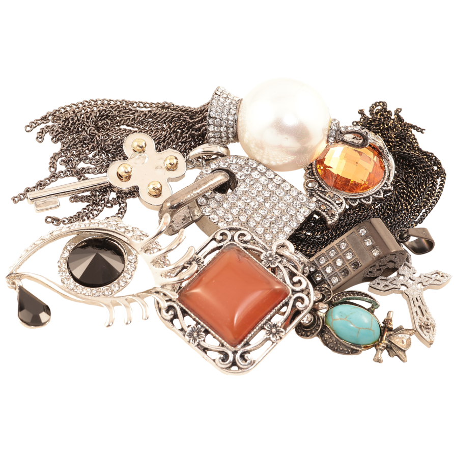 Кулоны и колье бижутерия. БИЖУТЕРНЫЙ ЛОМ цена за 150 г. СМОТРИТЕ ОПИСАНИЕ! фото №1 Кулоны и колье бижутерия. БИЖУТЕРНЫЙ ЛОМ цена за 150 г. СМОТРИТЕ ОПИСАНИЕ! фото №1