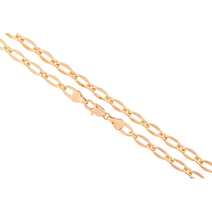 Ланцюжок Xuping M&L Колір 18К «Плетіння Фантазійне» довжина 49см х 5.5мм фото №1 Ланцюжок Xuping M&L Колір 18К «Плетіння Фантазійне» довжина 49см х 5.5мм фото №1