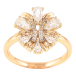Кольцо Xuping Позолота 18K Кристальный цветок фото №1 Кольцо Xuping Позолота 18K Кристальный цветок фото №1