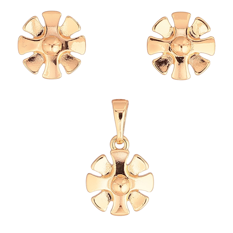 Набор Xuping M&L Цвет 18K Серьги Кулон Декоративные цветочки фото №1 Набор Xuping M&L Цвет 18K Серьги Кулон Декоративные цветочки фото №1