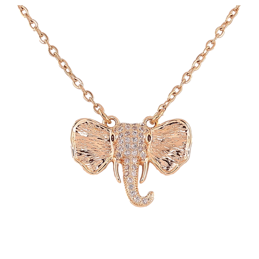 Кулон на цепочке Xuping M&L Цвет 18К Слон с инкрустацией цирконием длина 39-44см х 1.5мм фото №1 Кулон на цепочке Xuping M&L Цвет 18К Слон с инкрустацией цирконием длина 39-44см х 1.5мм фото №1