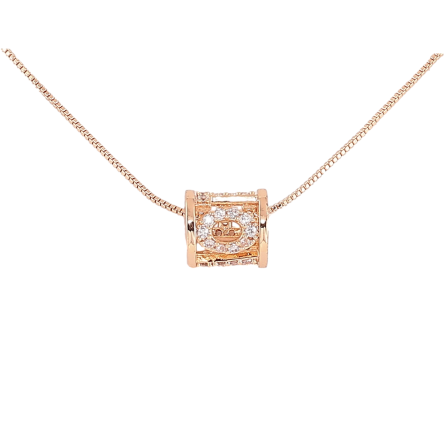 Кулон на цепочке Xuping M&L Цвет 18К Бусина-шарм с цирконием длина 40-46см х 0.5мм фото №1 Кулон на цепочке Xuping M&L Цвет 18К Бусина-шарм с цирконием длина 40-46см х 0.5мм фото №1