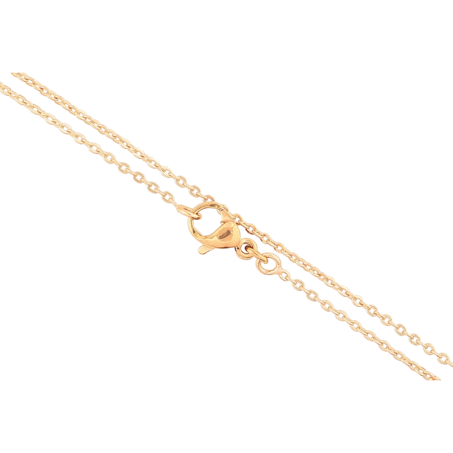 Ланцюжок Xuping Позолота 18K «Плетіння Якірне» довжина 44см х 1мм фото №1 Ланцюжок Xuping Позолота 18K «Плетіння Якірне» довжина 44см х 1мм фото №1