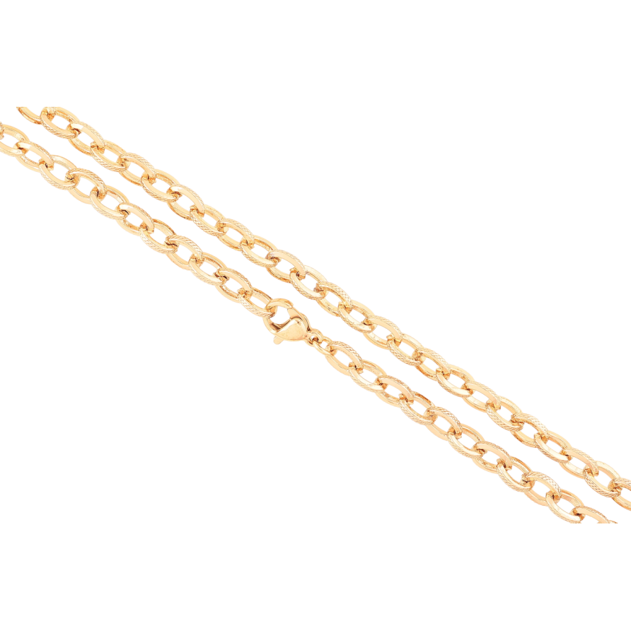 Цепочка Xuping Позолота 18K Плетение Якорное длинна 44см х 5мм фото №1 Цепочка Xuping Позолота 18K Плетение Якорное длинна 44см х 5мм фото №1