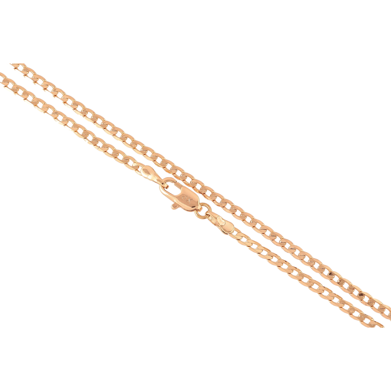 Ланцюжок Xuping Позолота 18K «Плетіння Панцирне перекручене» довжина 44см х 2мм фото №1