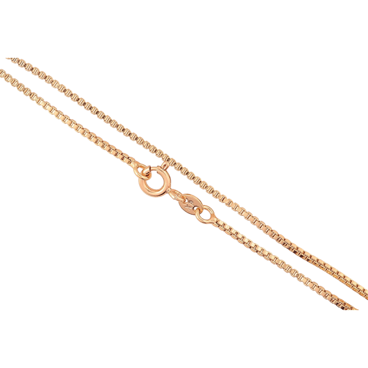 Цепочка Xuping Позолота 18K Плетение Венецианское длинна 49см х 1мм фото №8