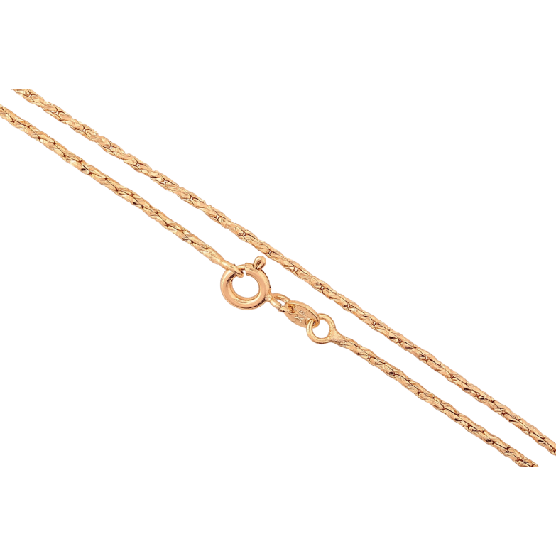 Цепочка Xuping Позолота 18K Плетение Фантазийное длинна 45см х 1мм фото №1 Цепочка Xuping Позолота 18K Плетение Фантазийное длинна 45см х 1мм фото №1