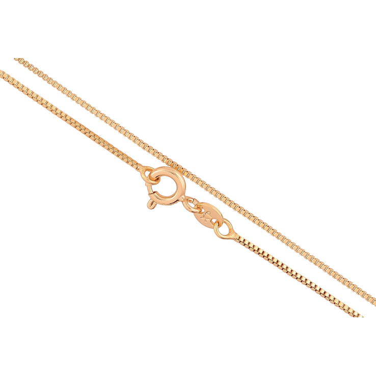 Цепочка Xuping Позолота 18K Плетение Венецианское длинна 45см х 1мм фото №7