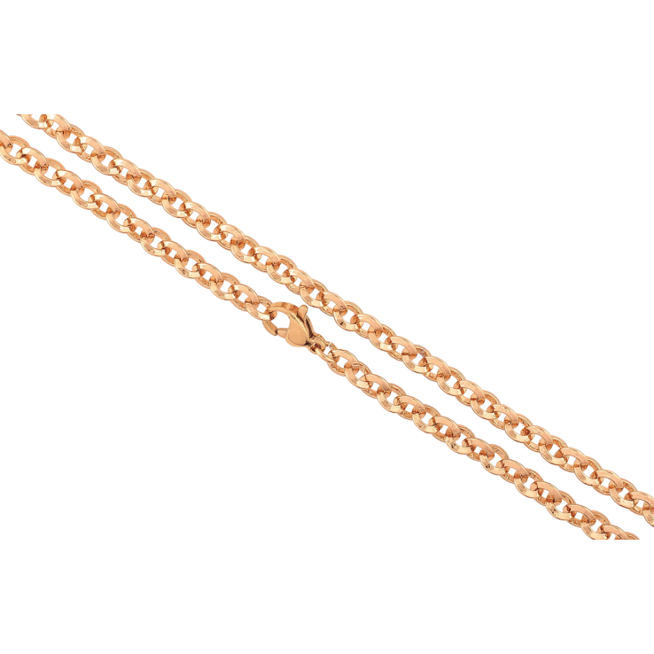 Цепочка Xuping Позолота 18K Плетение Бельцер длинна 44см х 4.5мм фото №11