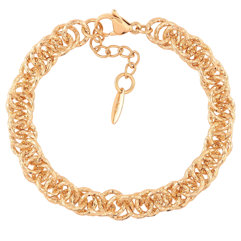 Браслет Xuping Позолота 18K Цепочка Фантазийное плетение длинна с доп. цепочкой 19.5-23см х 9мм фото №1 Браслет Xuping Позолота 18K Цепочка Фантазийное плетение длинна с доп. цепочкой 19.5-23см х 9мм фото №1