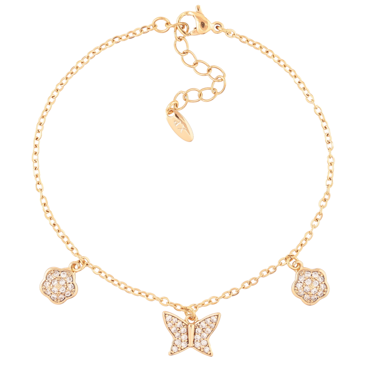 Браслет Xuping Позолота 18K «Ланцюжок з підвісками» довжина з доп. ланцюжком 17.5-20.5см х 1.5мм фото №10 Браслет Xuping Позолота 18K «Ланцюжок з підвісками» довжина з доп. ланцюжком 17.5-20.5см х 1.5мм фото №10