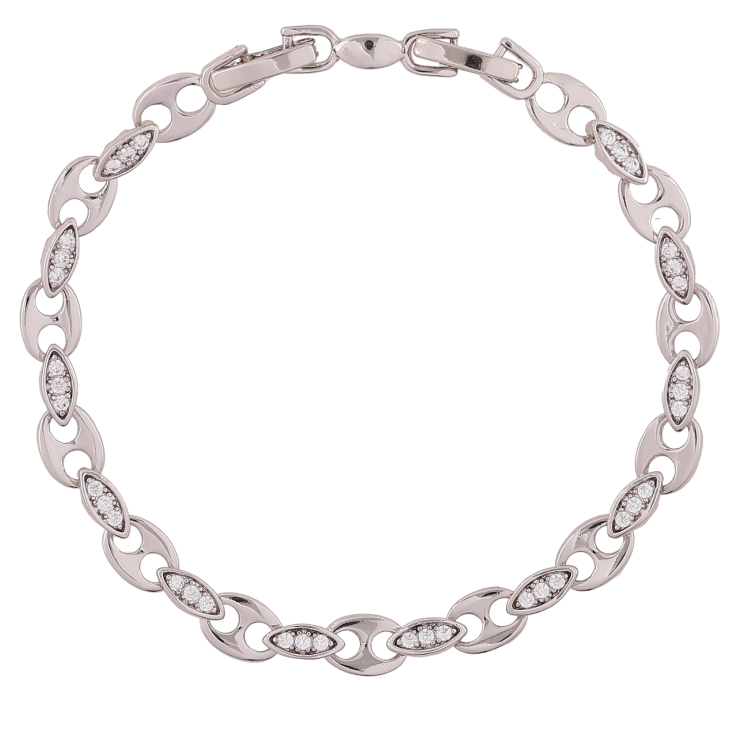 Браслет Xuping Родій «Декоративний візерунок з цирконієм» розмір з доп. замком 17,19см х 5мм фото №25 Браслет Xuping Родій «Декоративний візерунок з цирконієм» розмір з доп. замком 17,19см х 5мм фото №25