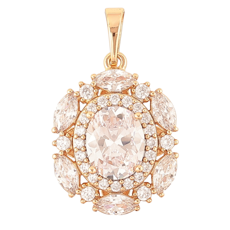 Кулон Xuping Позолота 18K «Інкрустація цирконієм» для ланцюжка до 5мм фото №16 Кулон Xuping Позолота 18K «Інкрустація цирконієм» для ланцюжка до 5мм фото №16