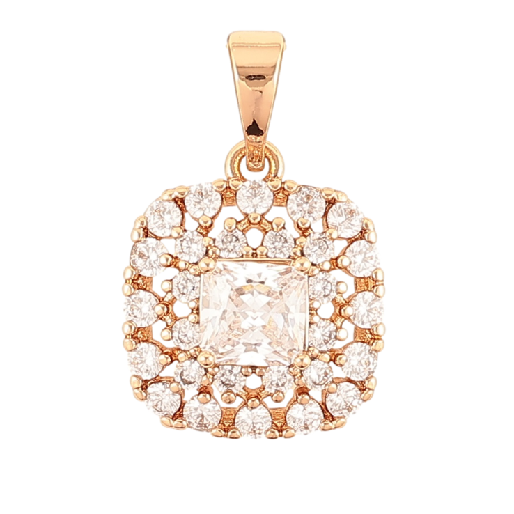 Кулон Xuping Позолота 18K «Інкрустація цирконієм з фіанітом» для ланцюжка до 5мм фото №22 Кулон Xuping Позолота 18K «Інкрустація цирконієм з фіанітом» для ланцюжка до 5мм фото №22