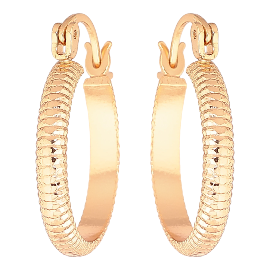 Серьги Xuping Позолота 18K кольца (конго) Декоративный узор ø 2см фото №1 Серьги Xuping Позолота 18K кольца (конго) Декоративный узор ø 2см фото №1