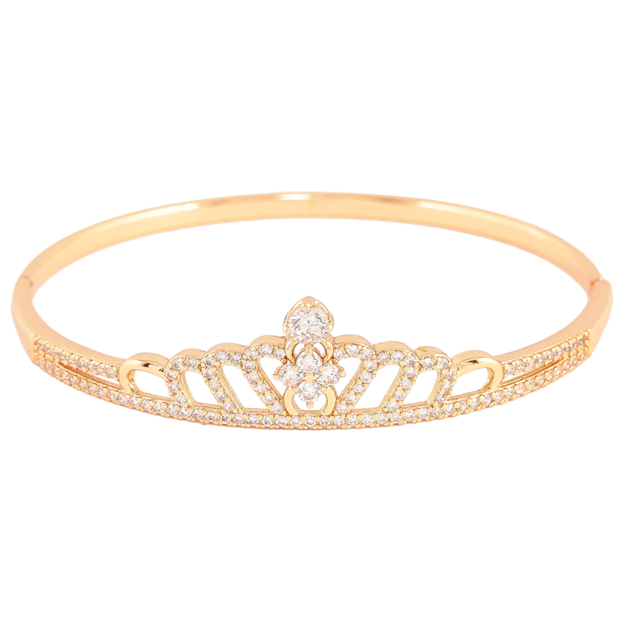 Браслет Xuping Позолота 18K Корона ø 6см фото №1