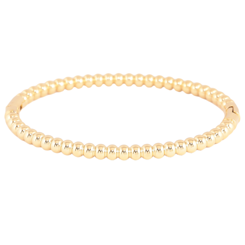 Браслет Xuping ТТМ Stainless Steel колір 14K «Візерунок кульки» ø 6.1см фото №1