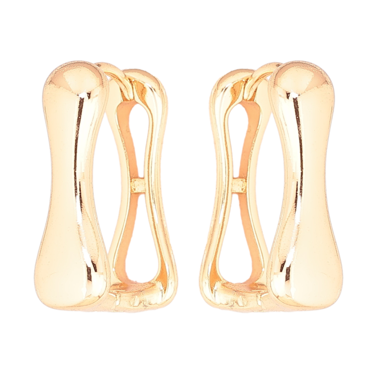 Серьги Xuping Позолота 18K колечки Фигурные фото №22 Серьги Xuping Позолота 18K колечки Фигурные фото №22