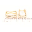 Серьги Xuping Позолота 18K колечки Фигурные фото №2