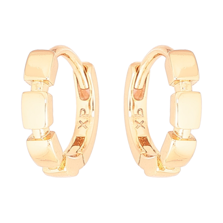 Серьги Xuping Позолота 18K колечки Декоративный узор фото №5