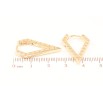 Серьги Xuping Позолота 18K колечки Декоративный узор фото №2
