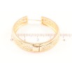 Серьги Xuping Позолота 18K колечки Резной узор фото №2